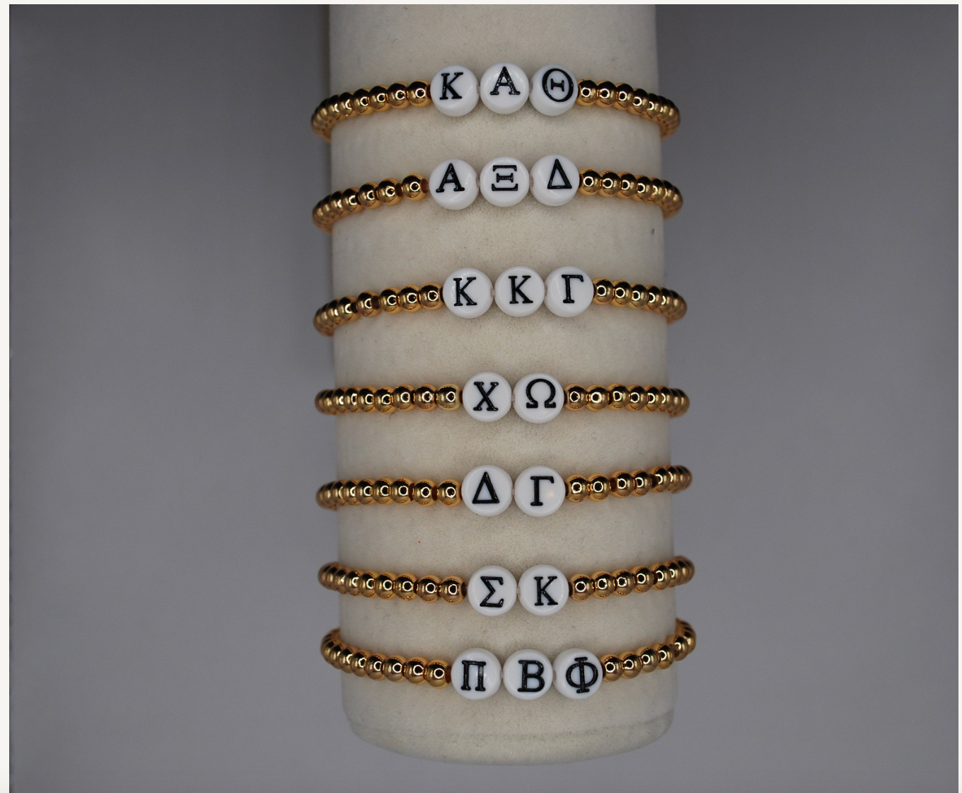 Greek Letter Sorority Bracelet