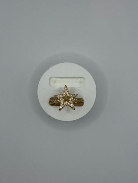 Iced Out Star Ring